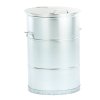 Metal container for combustible waste LISTON, 160 L, galvanized