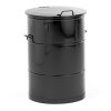 Metal container for combustible waste LISTON, 160 L, black
