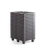 Stackable plastic pallets, half, 800x600 mm, 20 pcs