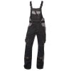 Nohavice s náprsenkou ARDON®VISION 03 čierno-sivé, predĺžené S (Size S)