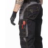 Nohavice s náprsenkou ARDON®VISION 03 čierno-sivé, predĺžené S (Size S)