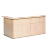 TREAT reception desk, 3 sections, corner, right, birch