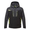 DX4 Hooded Softshell (3L) (Color All Black, Size L)