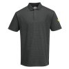 Anti-Static ESD Polo Shirt S/S (Color Black, Size L)