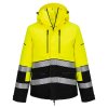 EV4 Hi-Vis Winter Jacket (Color Orange/Black, Size L)