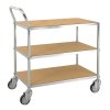 ESD shelf trolley, 3 shelves, 850x435x950 mm