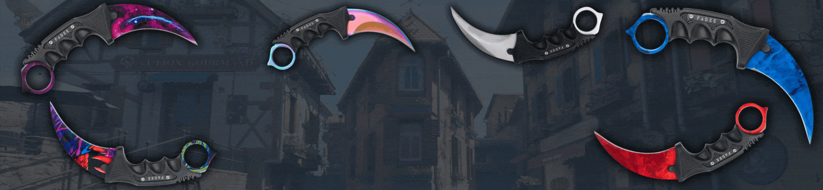 Karambit classic nove skiny