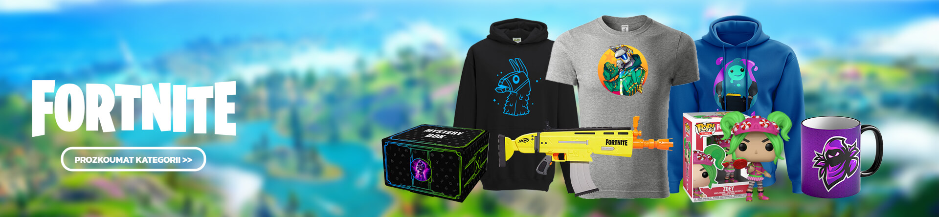 Doplňky ze hry Fortnite