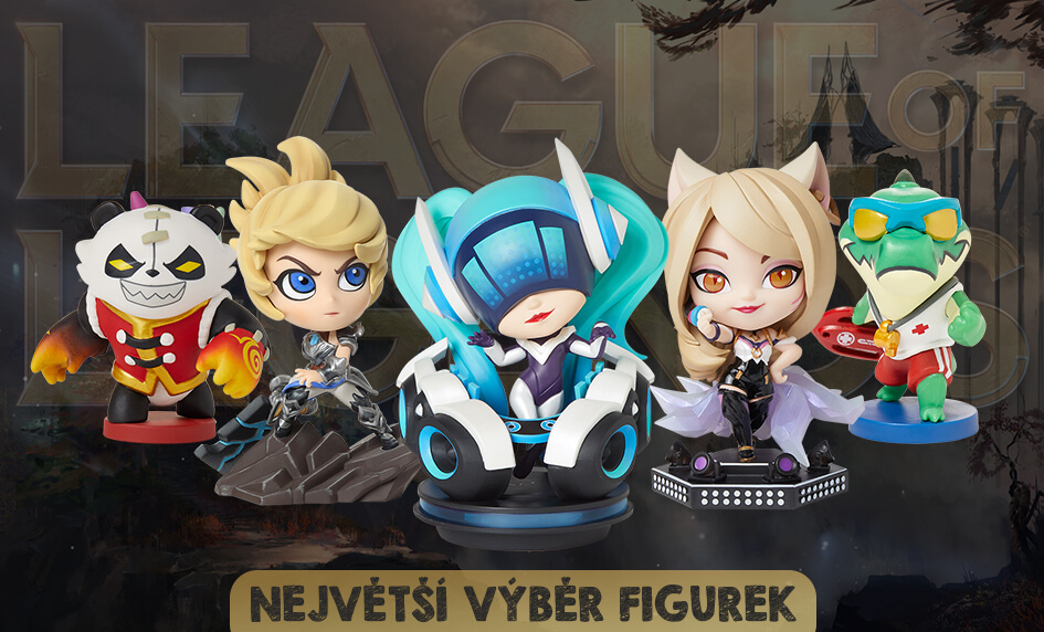 Navštivte nejrozšířenější nabídku League of Legends figurek na CZ/SK