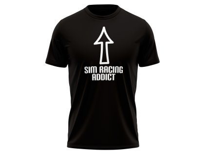 sim racing addict sim racing tricko cerne fadee.cz
