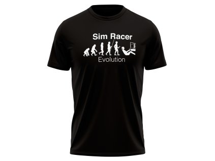 evolution of sim racer sim racing tricko cerne fadee.cz