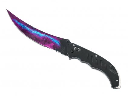 11255 1 flip knife galaxy black