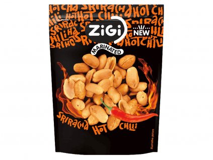 ZiGi pražené arašídy Sriracha Hot Chilli - 70g