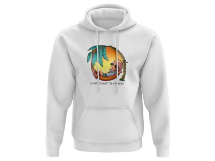 bílá mikina