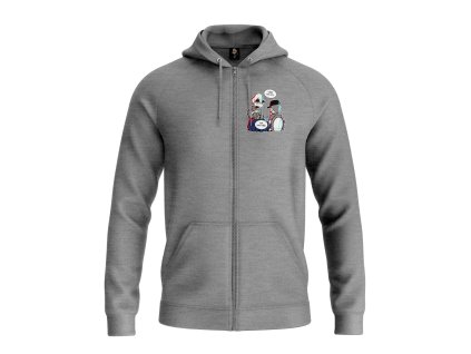 Mikina šedá C4 předek