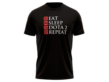 eat sleep dota 2 repeat dota 2 tricko cerne fadee.cz