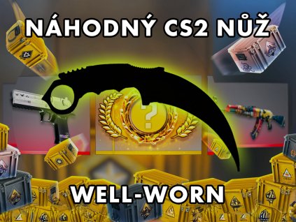 well worn nahodný nůž