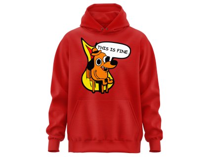 Mikina this is fine red