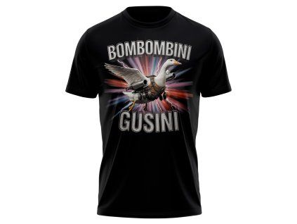 Tričko Bombombini Gusini Italian brainrot merch | Mememerch.cz