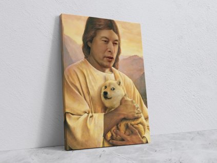 Doge with Elon 60x80