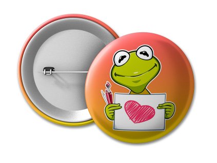 Placka Kermit love 50 na eshop