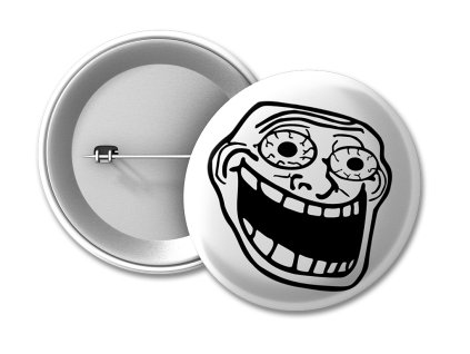Placka psycho troll face 50 na eshop