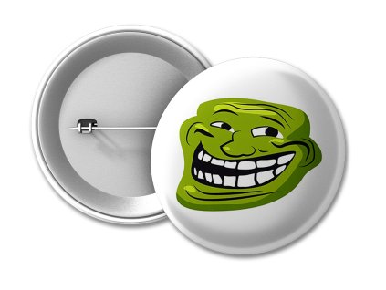 Placka troll face shrek 50 na eshop