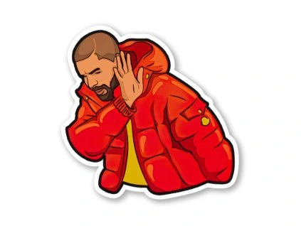 1071 samolepka drake no