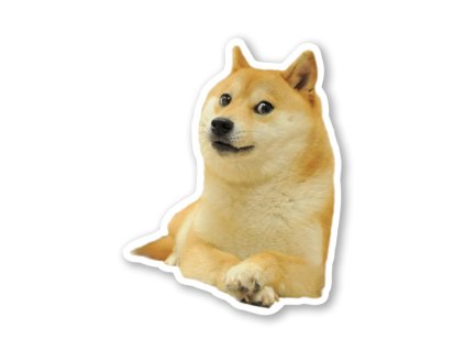 1077 samolepka cheems