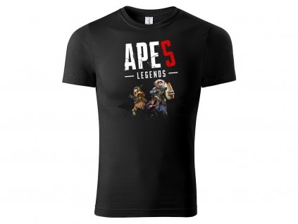 Tričko Apes Legends černé