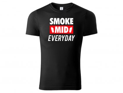 Tričko Smoke Mid Everyday černé
