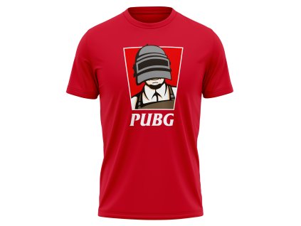 Tričko PUBG KFC Edition červené