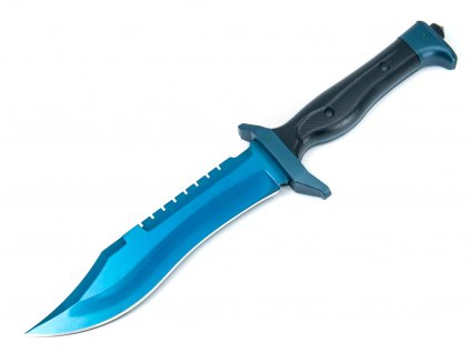 Bowie Knife Blue Steel CSGO nože