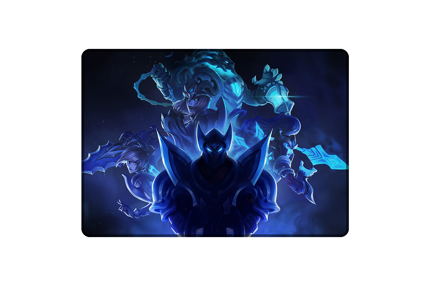 Blue characters