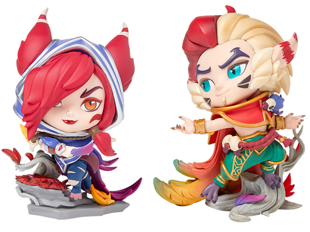 League of Legends DUO figurky Xayah a Rakan