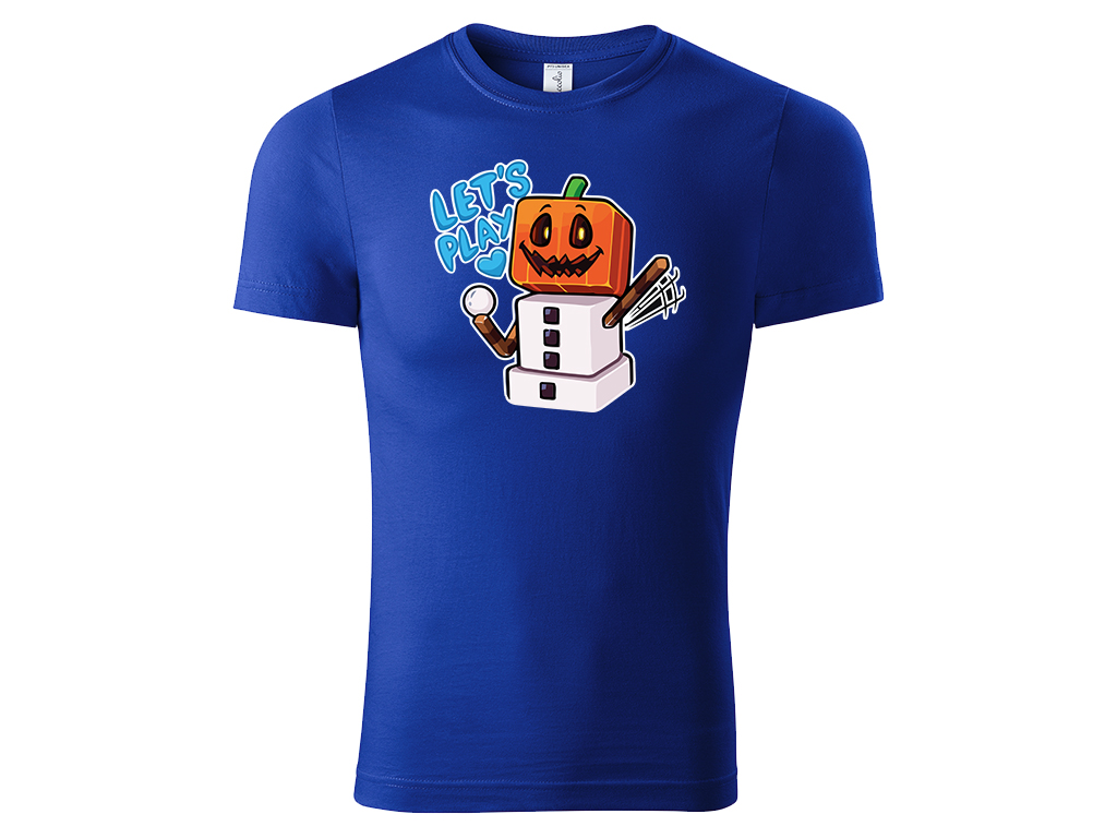 Snowman blue