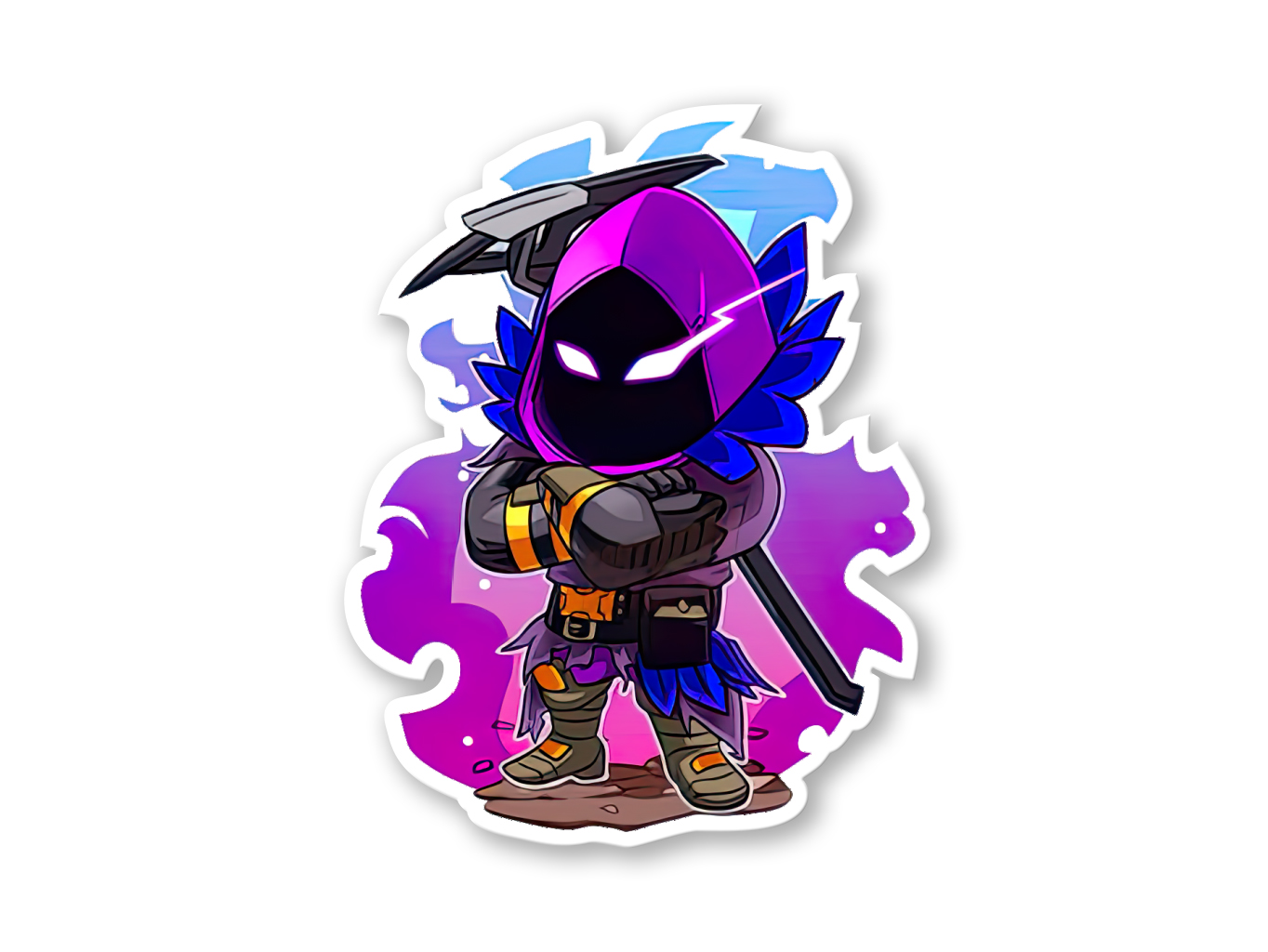 Samolepka Mighty Raven