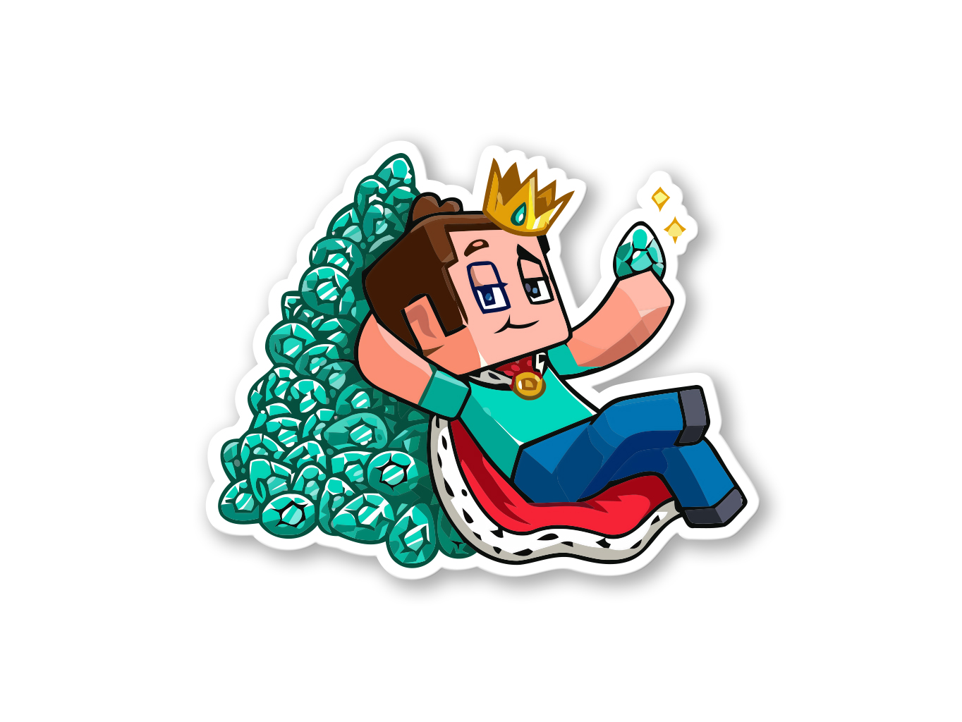Samolepka Diamond King