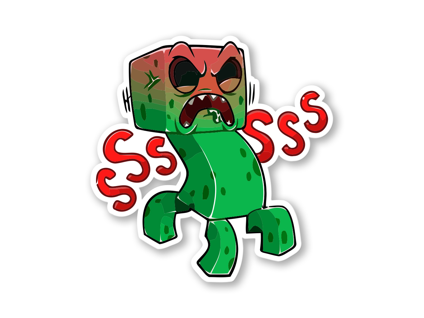 Samolepka Creeper