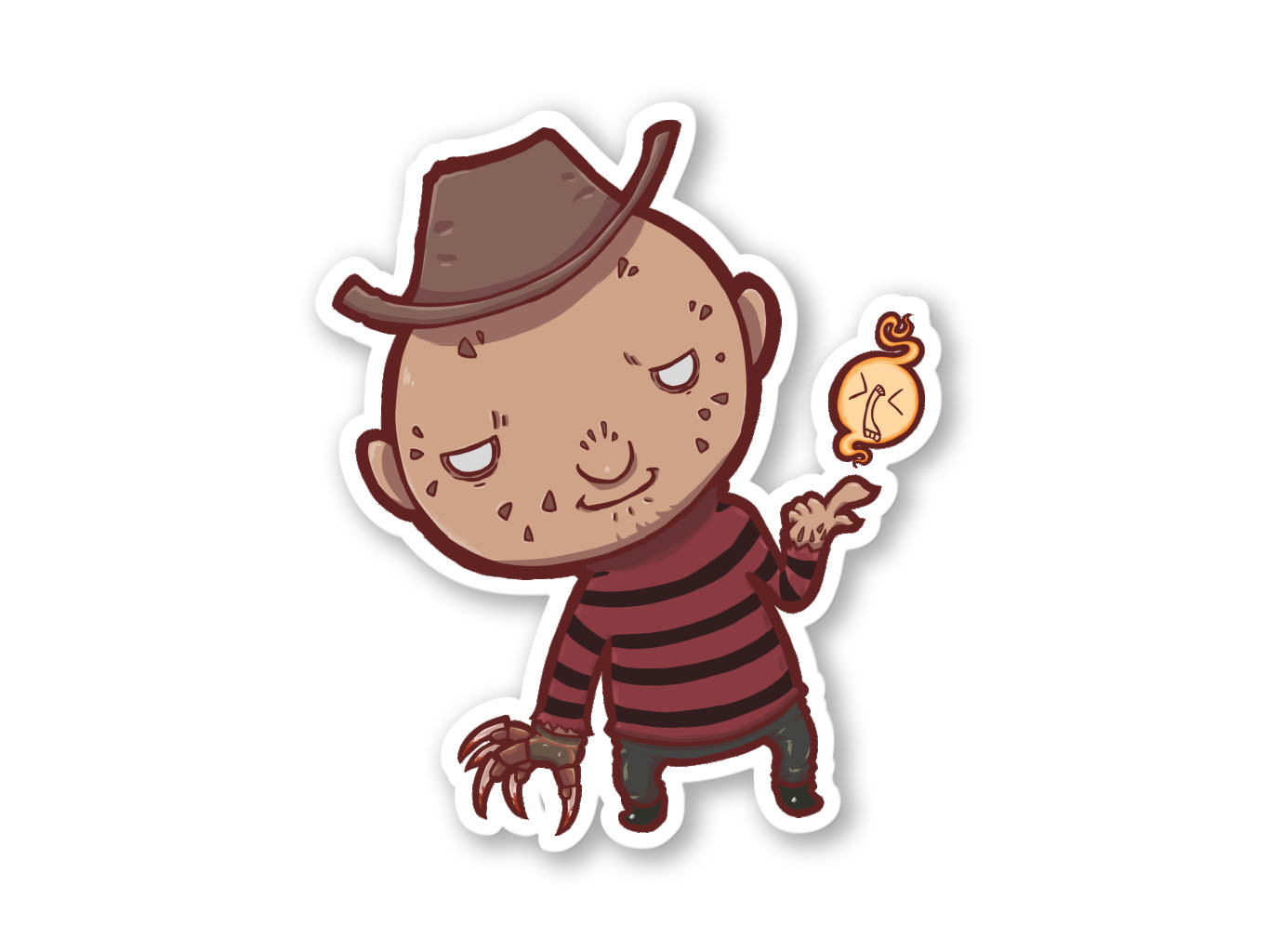 Samolepka Cartoon Nightmare