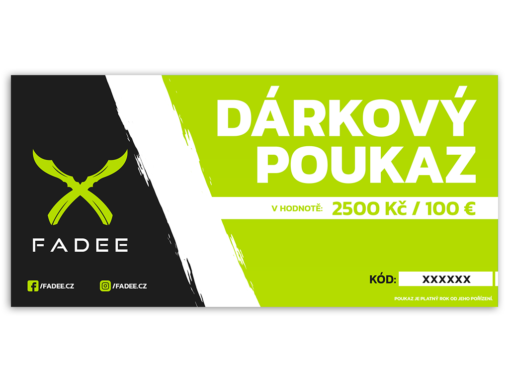 POUKAZ FADEE 2500
