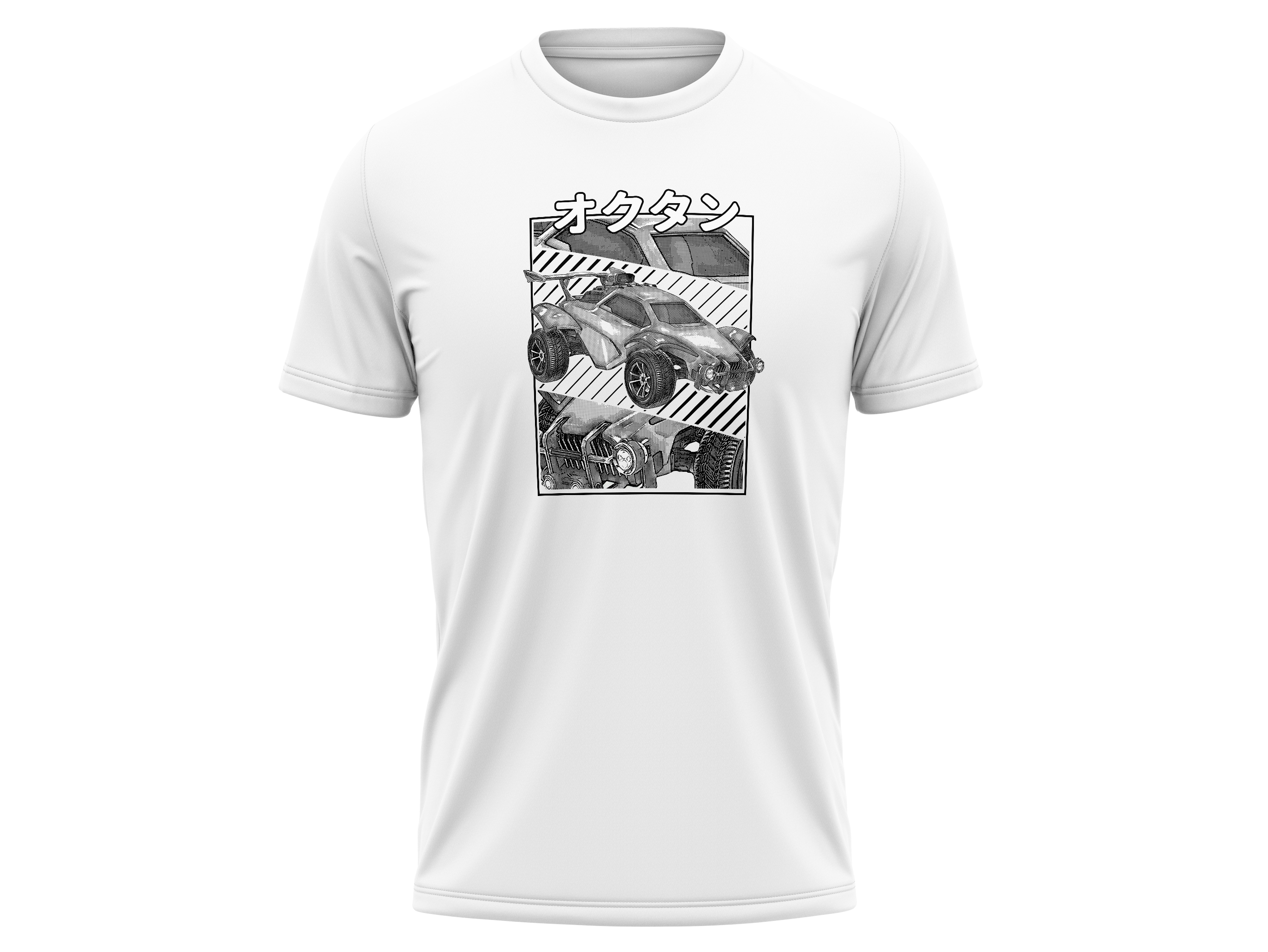 Tričko Octane Manga Version - Bílé