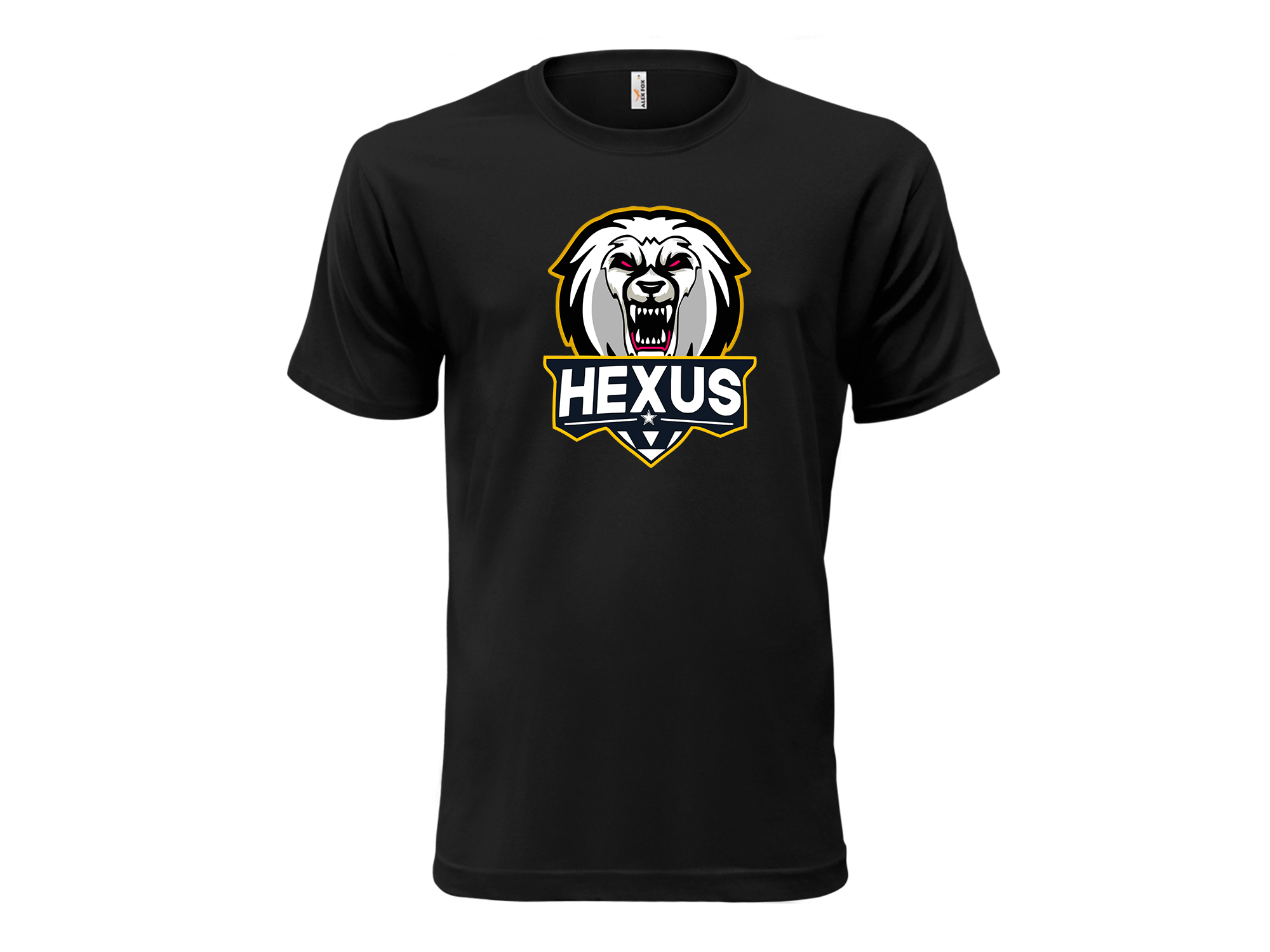 Tričko HEXUS ČERNÉ CLASSIC MOCK UP