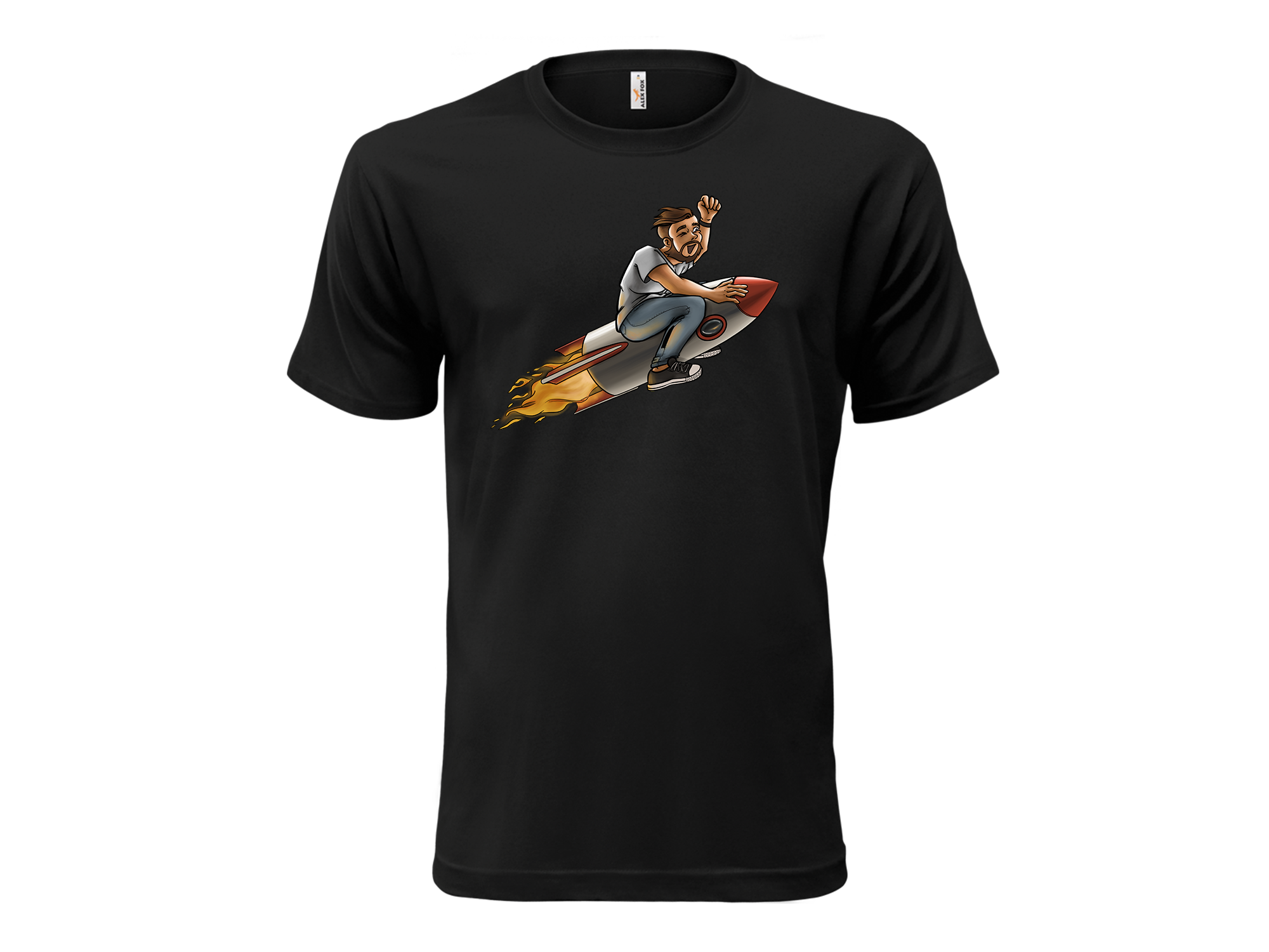 Tričko černá CLASSIC MOCK UP