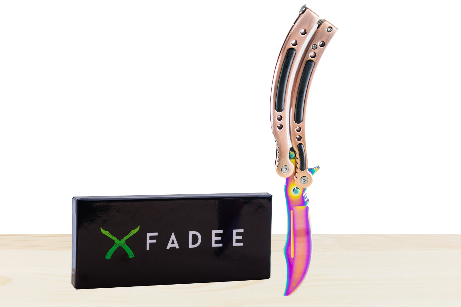 Butterfly ostry fade