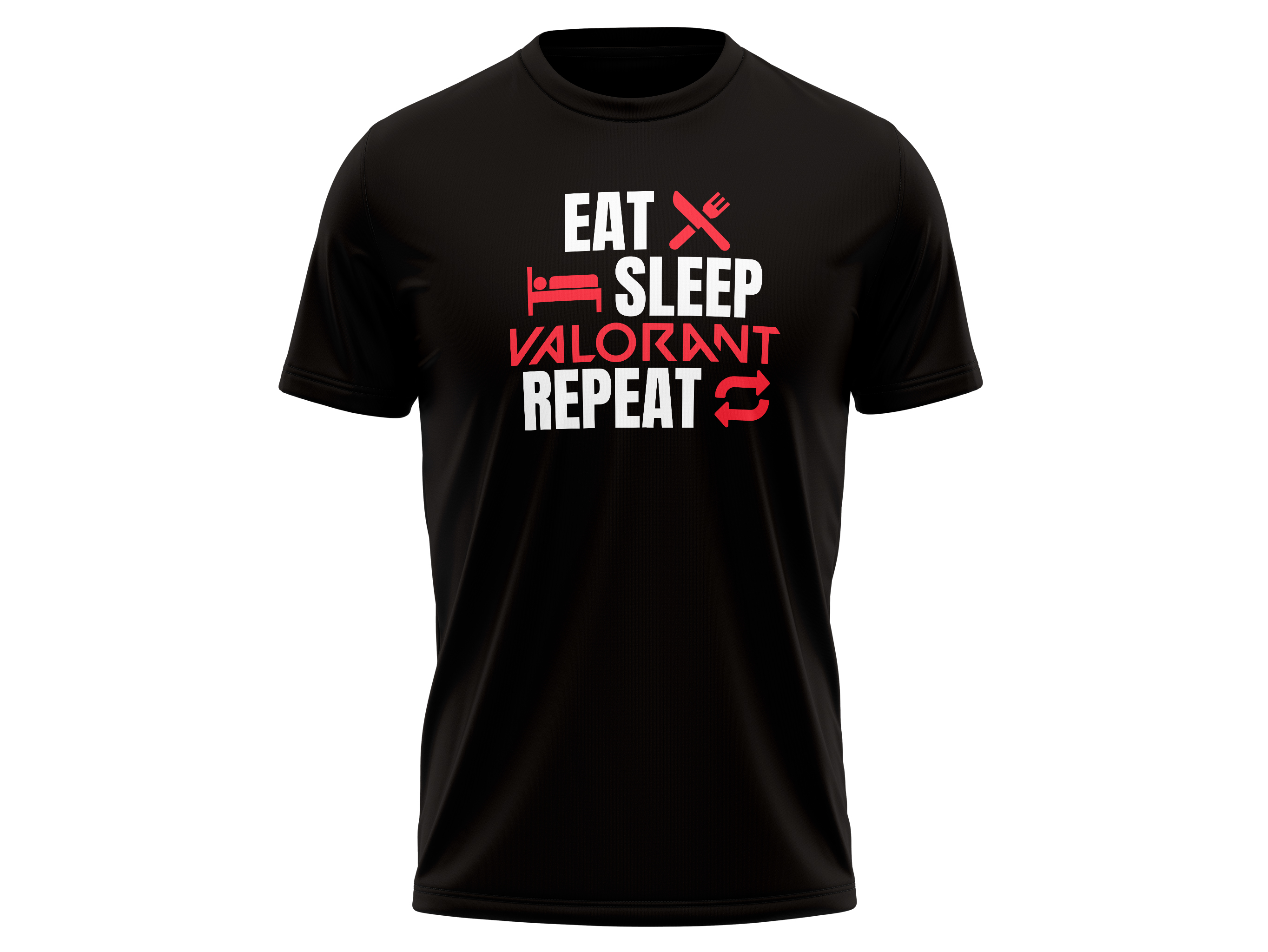 eat sleep valorant repeat tricko valorant cerne fadee.cz