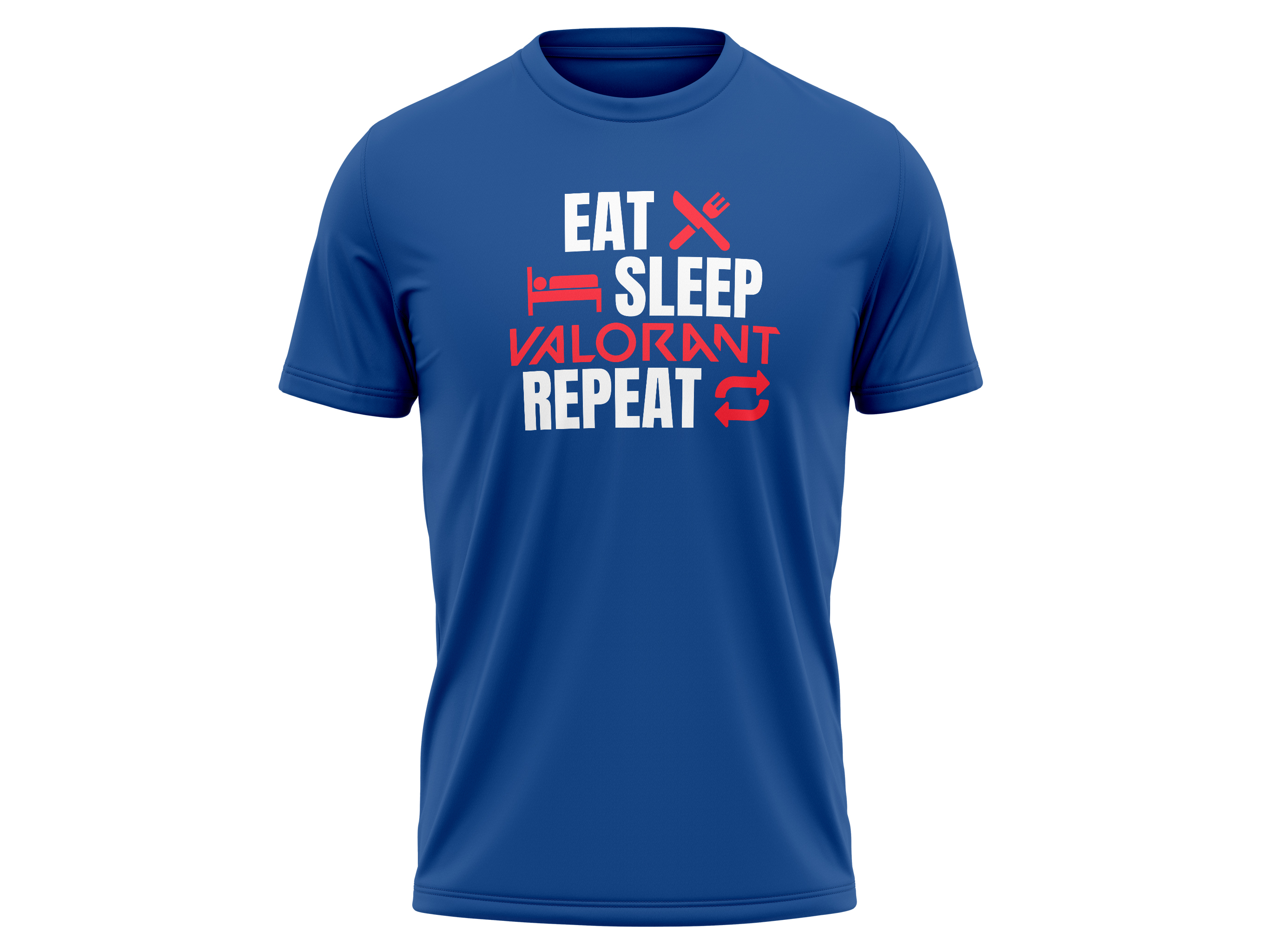 eat sleep valorant repeat tricko valorant modre fadee.cz