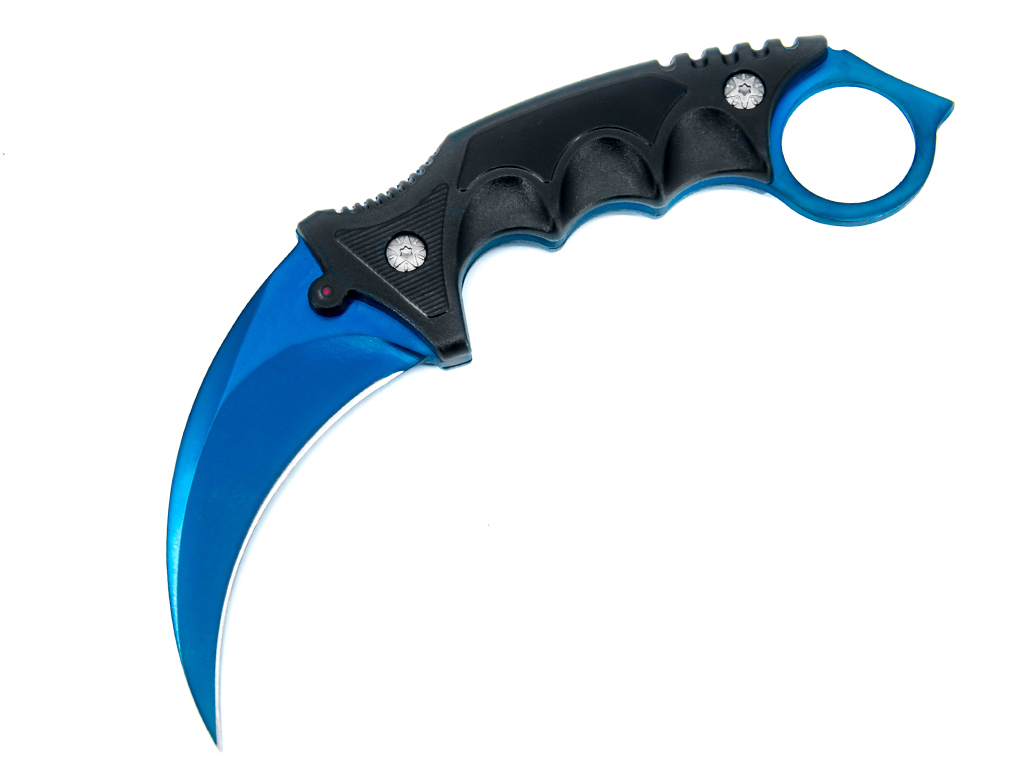 Karambit Classic Blue Steel Csgo nože
