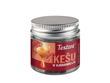 Dóza s kešu ořechy v karamelu Testini®