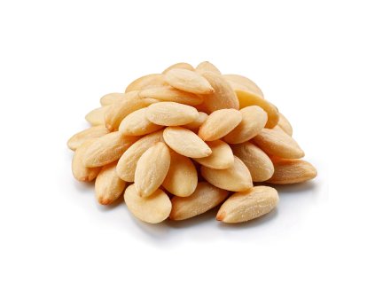 Mandle blanšírované pražené solené